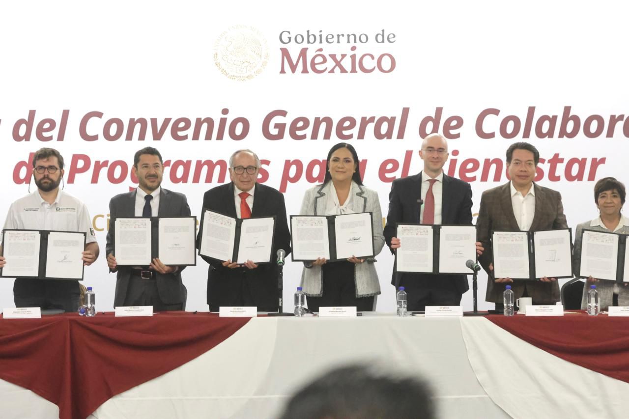 Dependencias e instituciones del Gobierno de México firman el Convenio General de Colaboración de Programas para el Bienestar
