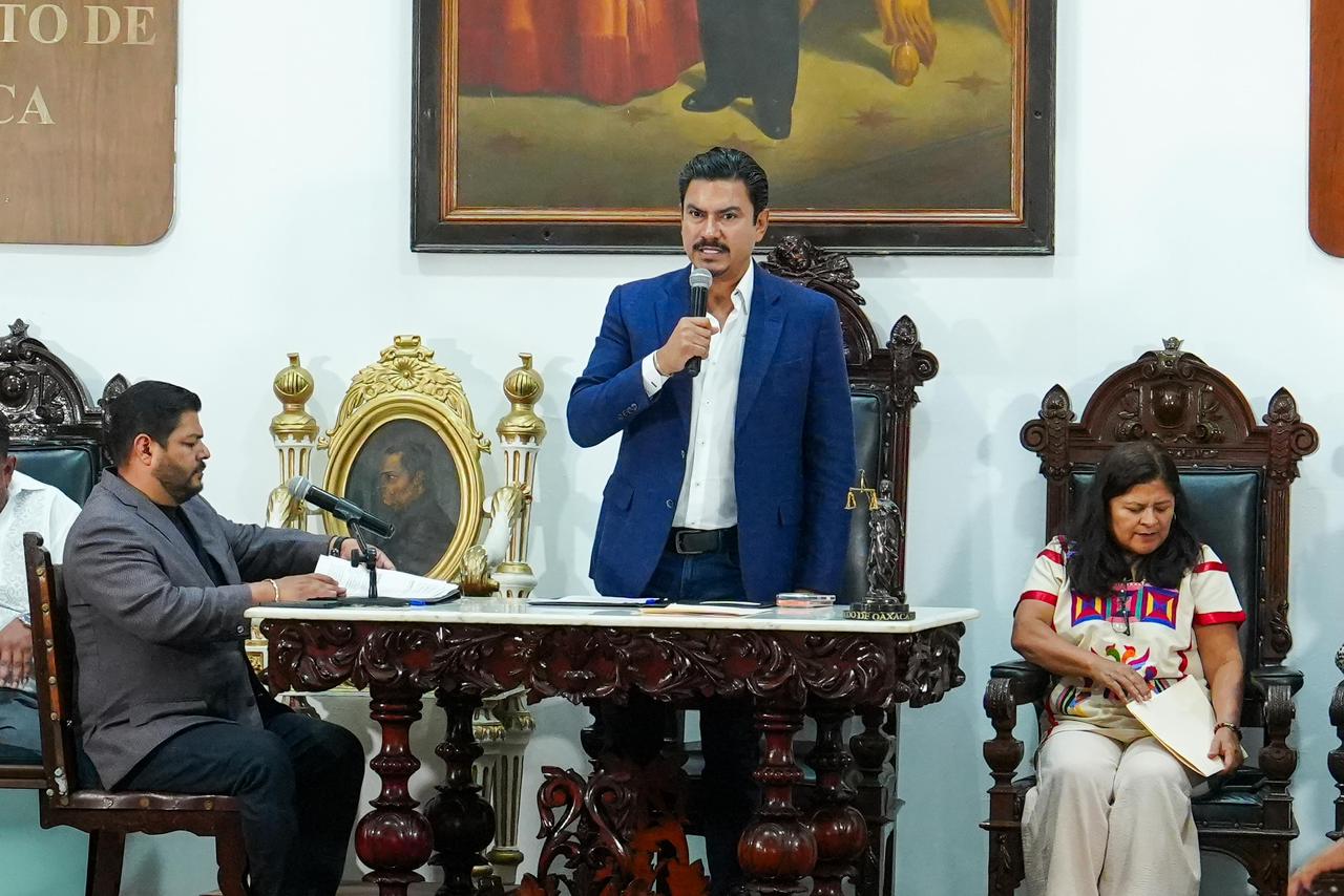 Rehabilitación del patrimonio, tema central de la sesión de Cabildo de Oaxaca de Juárez