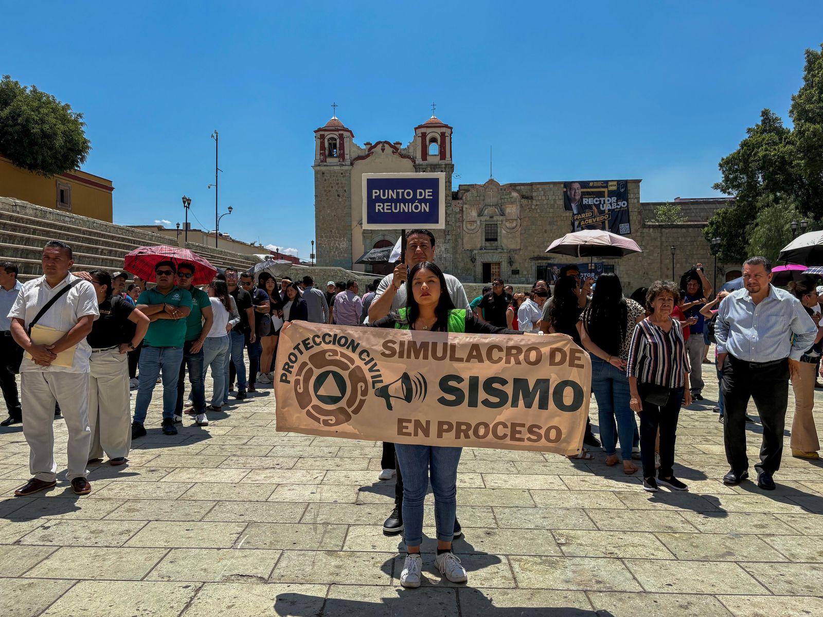 Municipio de Oaxaca de Juárez participa en el Primer Simulacro Nacional 2026