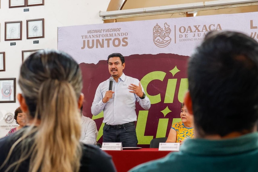 Fortalece Ray Chagoya relación laboral con sindicatos municipales de Oaxaca de Juárez