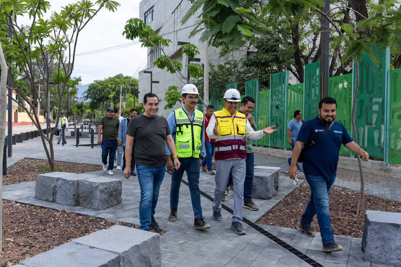 Constatan avances en la transformación del Parque Lineal Ciudad de los Deportes