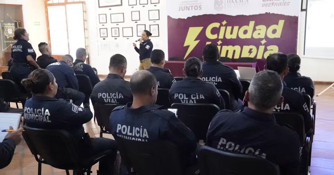 Fortalecen capacitación de elementos de la Policía Municipal de Oaxaca de Juárez
