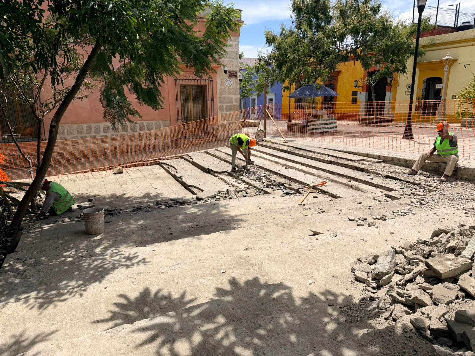 Arrancan los trabajos de rehabilitación de la Plazuela del Carmen Alto