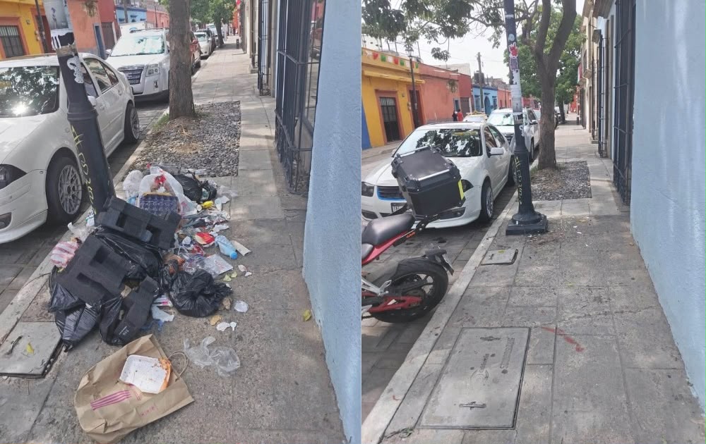 Refuerza Gobierno de Oaxaca de Juárez limpieza y mantenimiento de espacios públicos en la capital