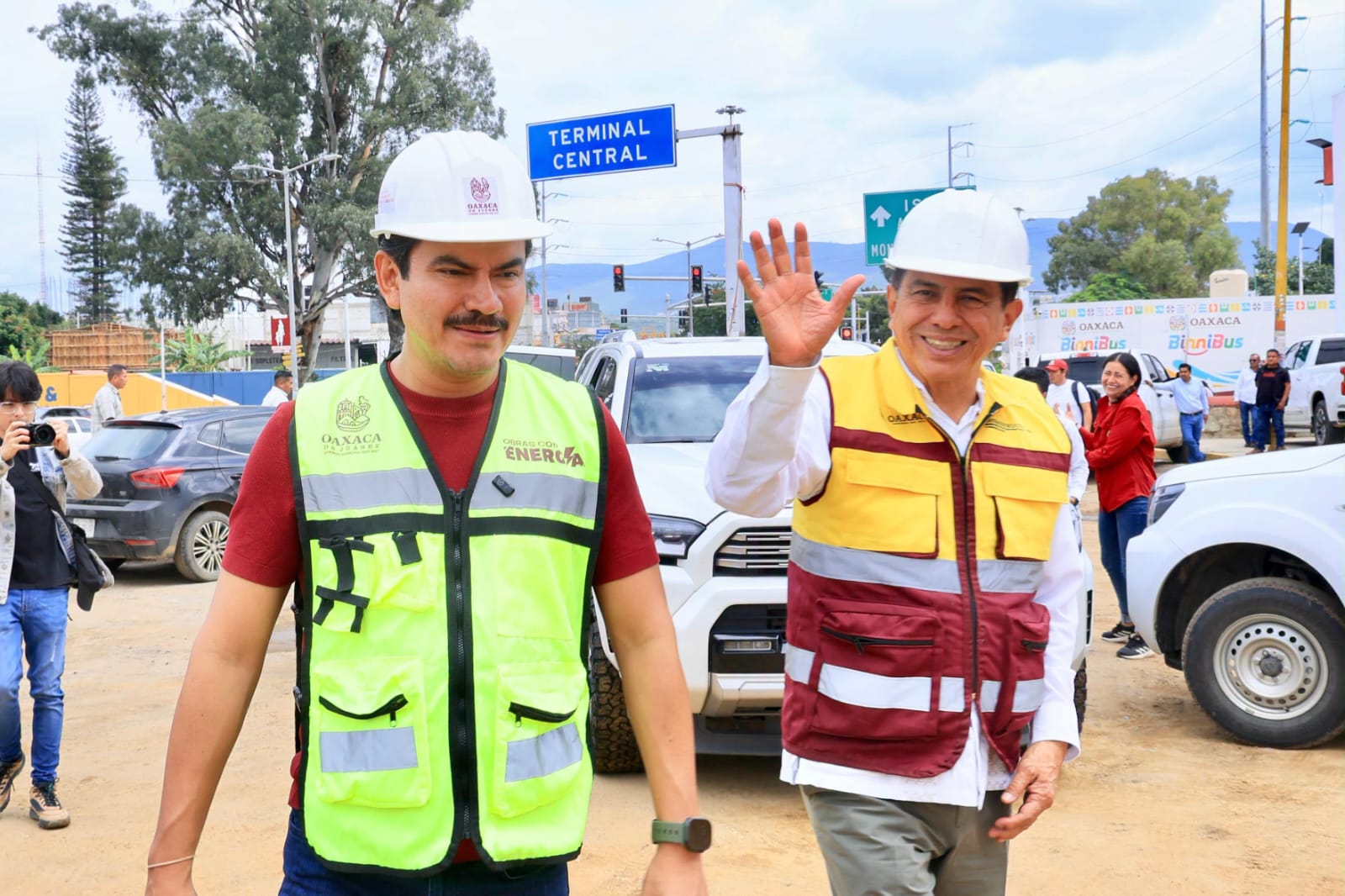Supervisión conjunta para dar seguimiento a la rehabilitación del Parque del Amor