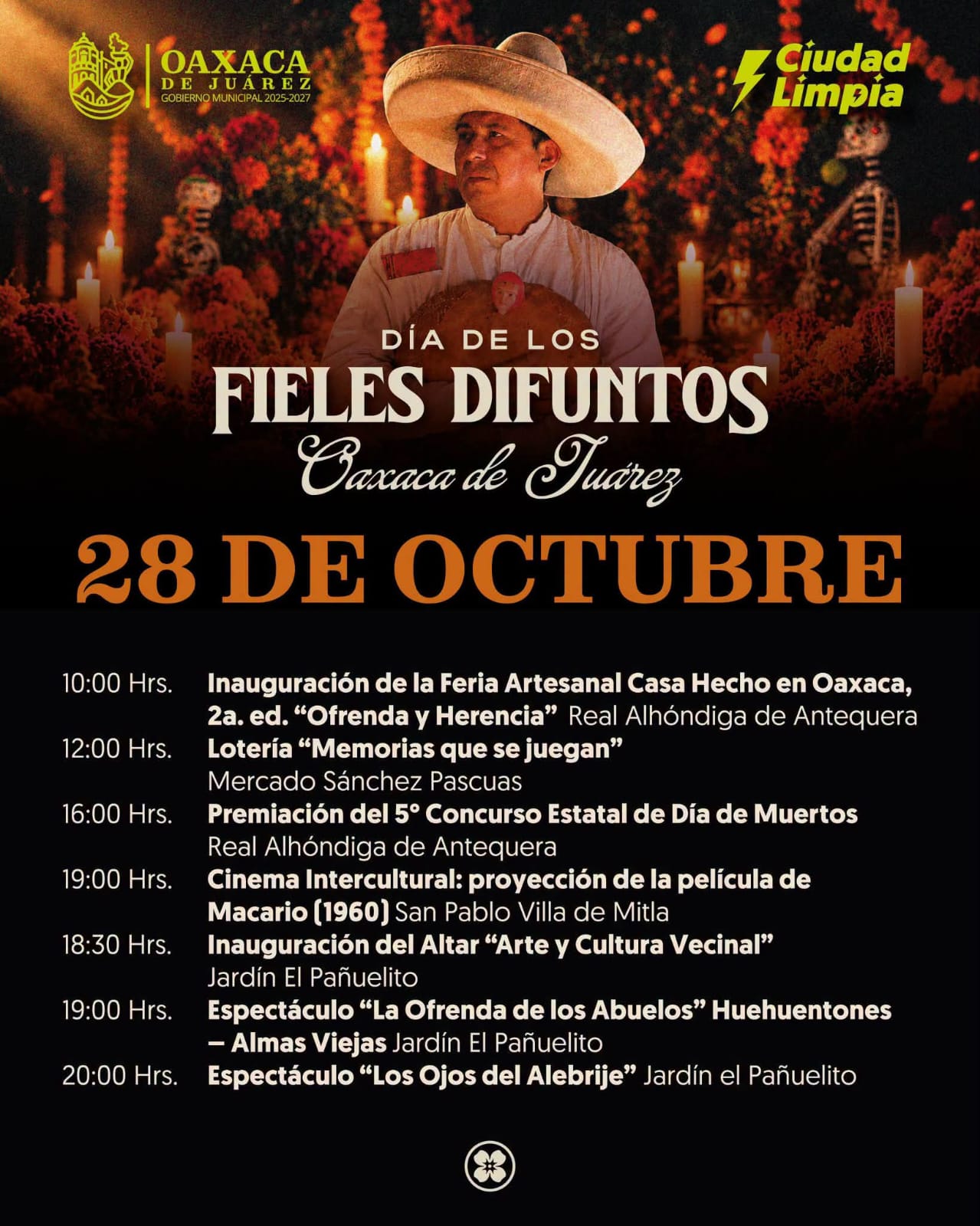 ¡Un día más para disfrutar del arte, la cultura y nuestras tradiciones!