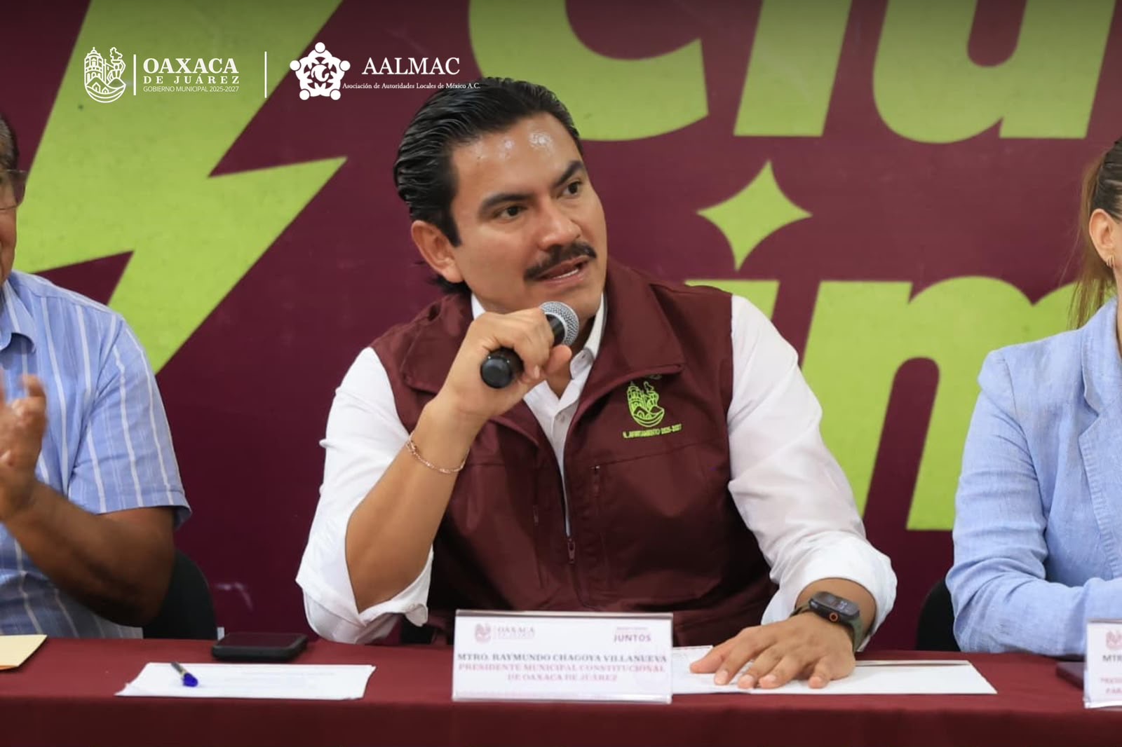 Desde la AALMAC, Ray Chagoya fortalece la coordinación con presidentes municipales de Oaxaca